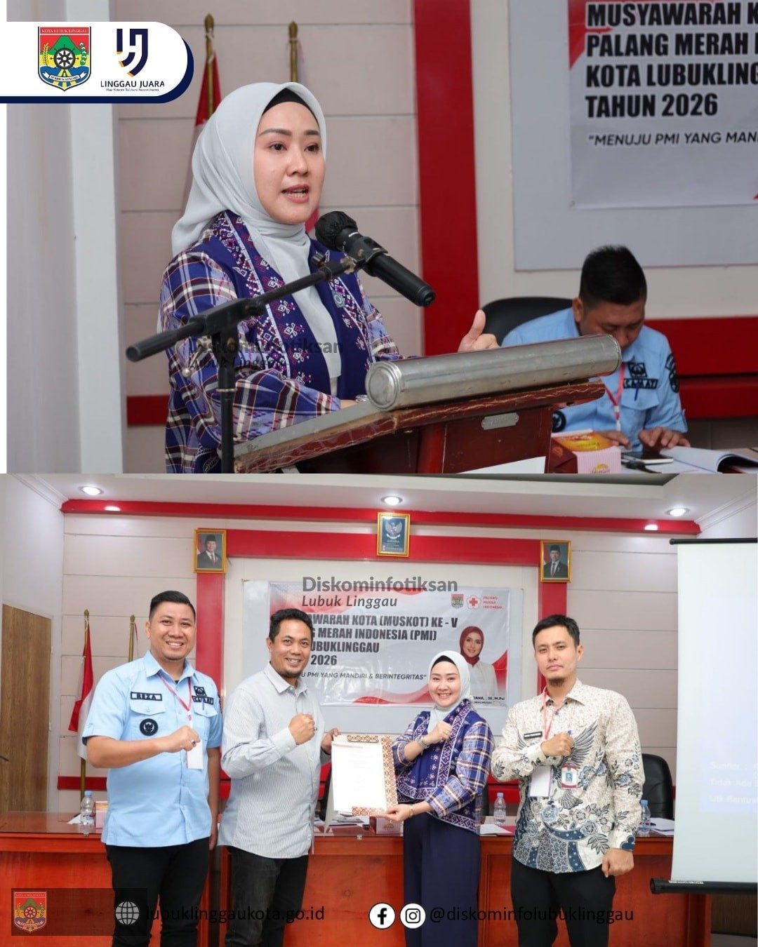 ‎Hj Risca Priba Ayu Terpilih Jadi Ketua PMI Lubuk Linggau
