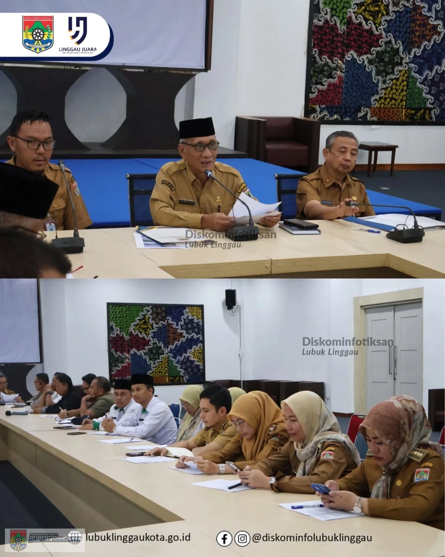 Wawako Pimpin Rapat Persiapan MTQ XVIII Kota Lubuk Linggau 2026