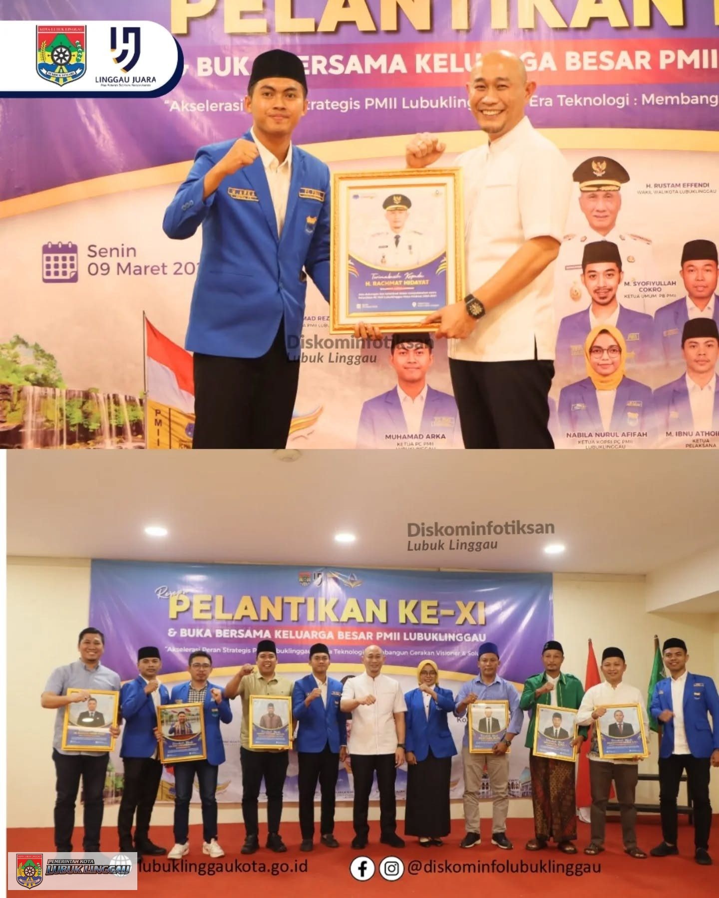 Wali Kota Lubuk Linggau Hadiri Pelantikan PC PMII dan PC KOPRI serta Buka Bersama Keluarga Besar PMII