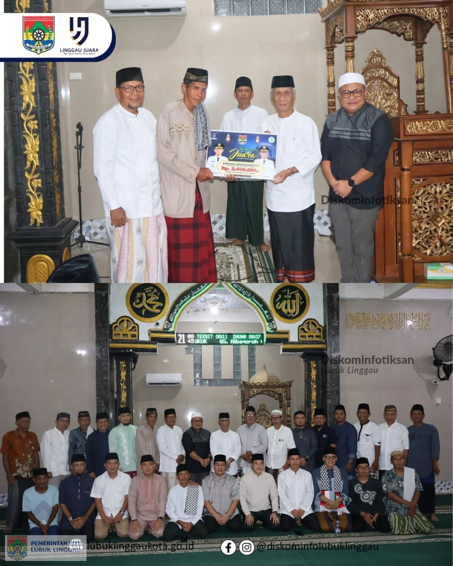 Wakil Wali Kota Lubuk Linggau Gelar Safari Ramadan di Masjid Al Hidayah Simpang Periuk