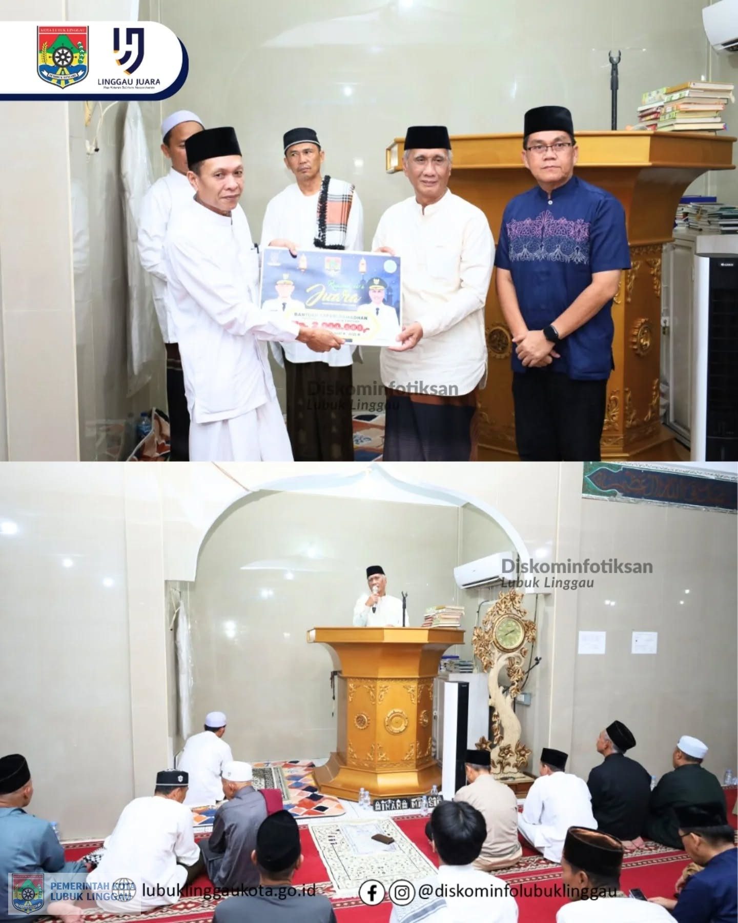 Wakil Wali Kota Safari Ramadan di Masjid Jami' Baiturrohim