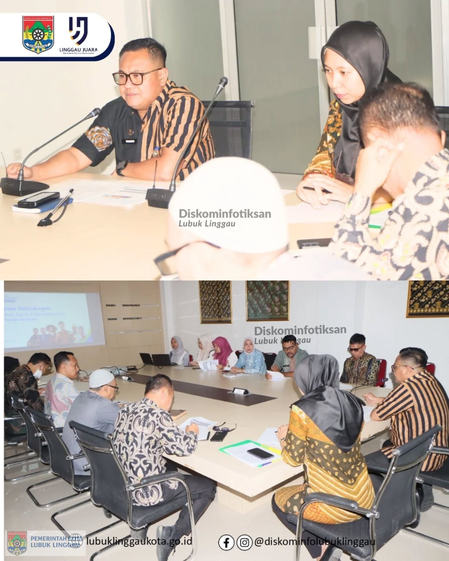 Sekda Lubuk Linggau Pimpin Rapat Koordinasi BPJS Ketenagakerjaan, Tekankan Perlindungan Pekerja Konstruksi