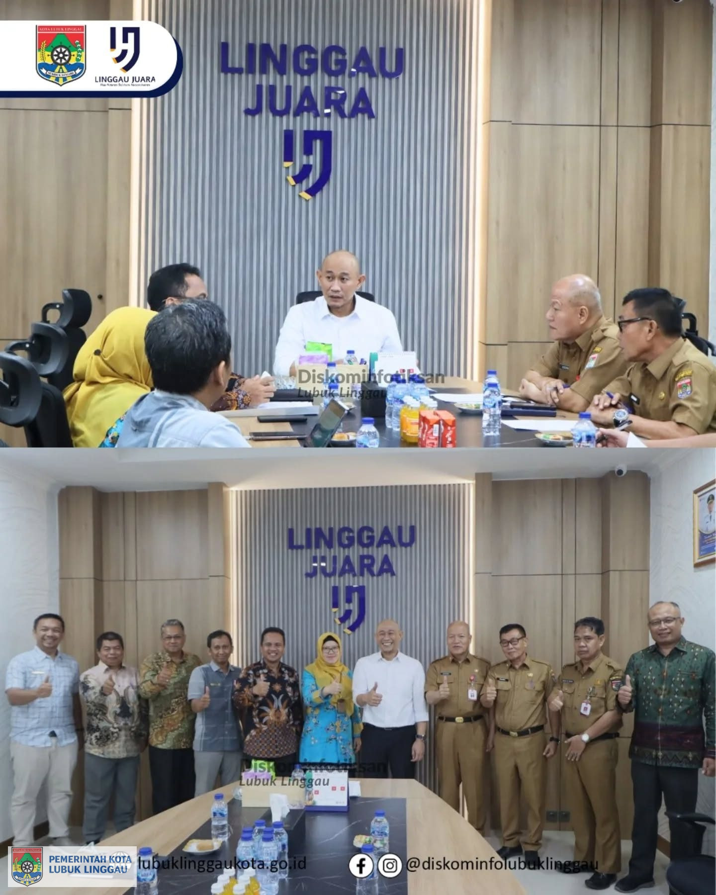 Wali Kota Lubuk Linggau Terima Audiensi Kepala KPP Pratama