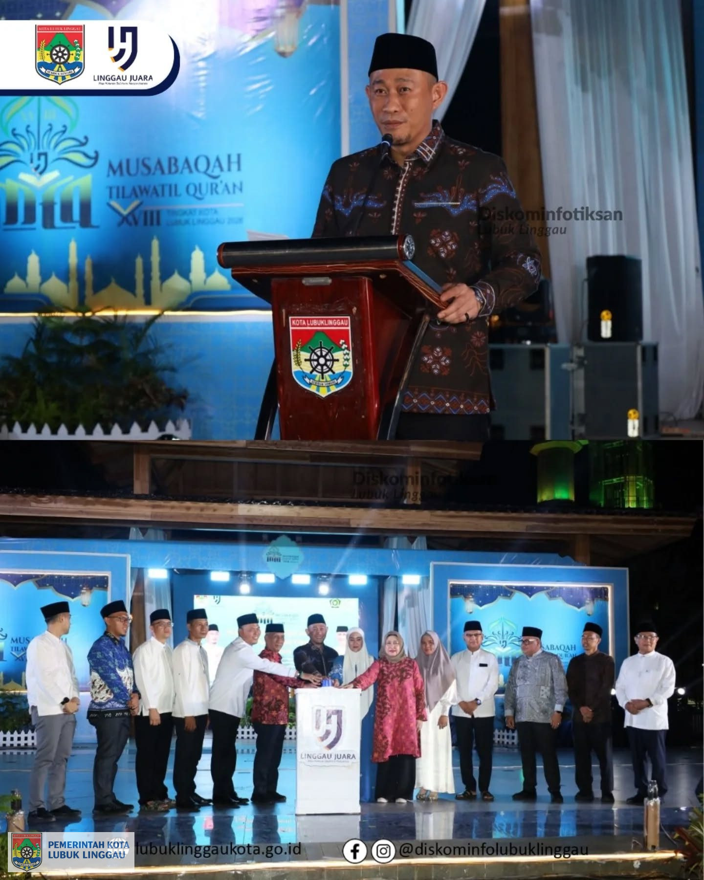 Wali Kota Lubuk Linggau Buka MTQ XVIII Kota Lubuk Linggau 