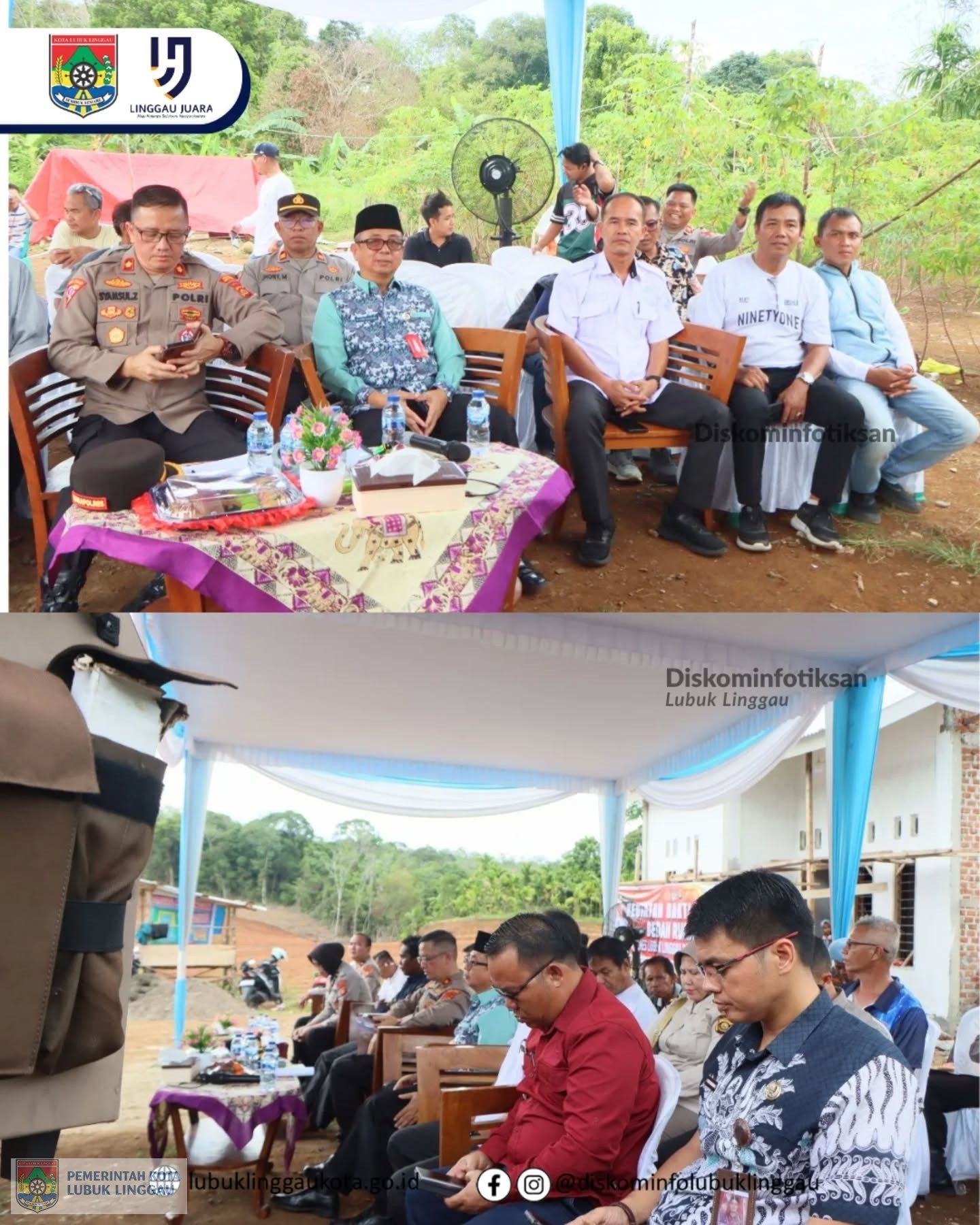 Polri Gelar Bakti Sosial Bedah Rumah, Warga Lubuk Linggau Terima Bantuan