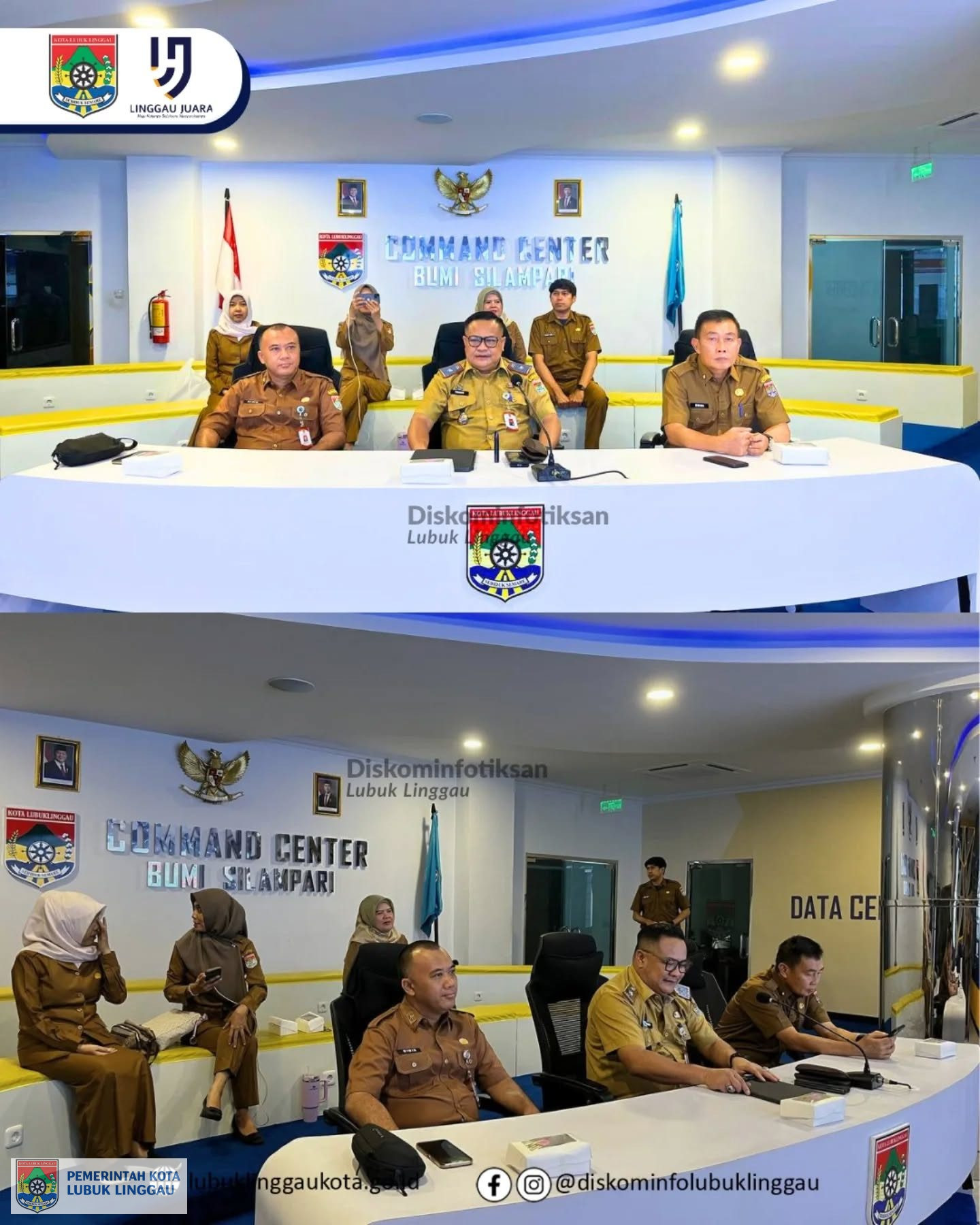 Sekda Hadiri Rakor Pengendalian Inflasi melalui Zoom Meeting di Command Center
