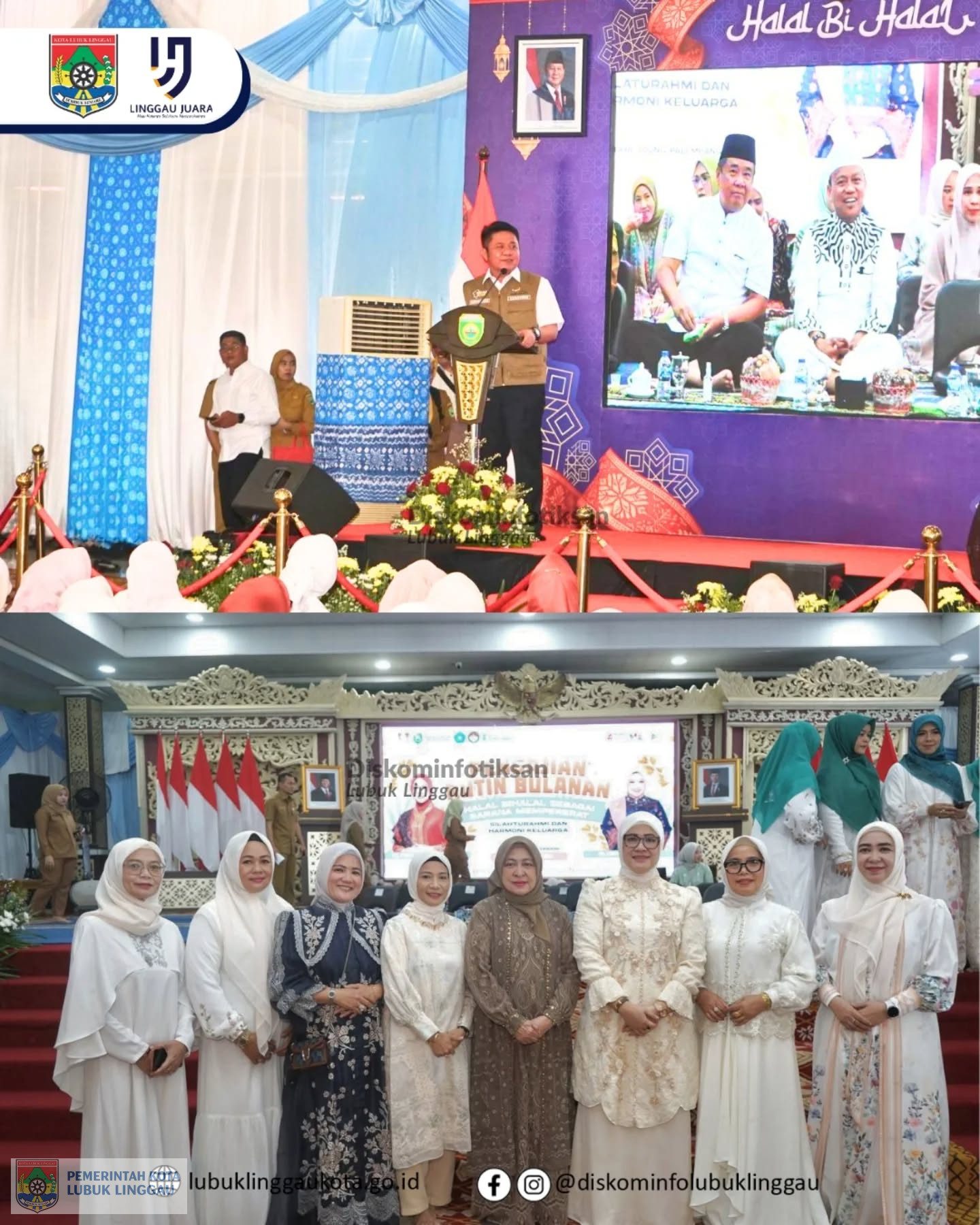 Ketua GOW Kota Lubuk Linggau Hadiri Pengajian Rutin dan Halal Bihalal di Palembang