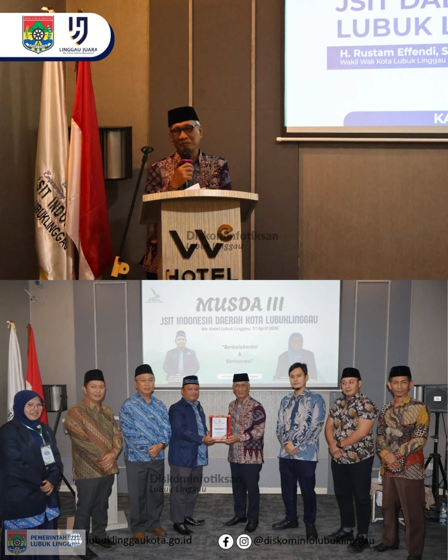 Wakil Wali Kota Hadiri MUSDA III JSIT Indonesia Lubuk Linggau