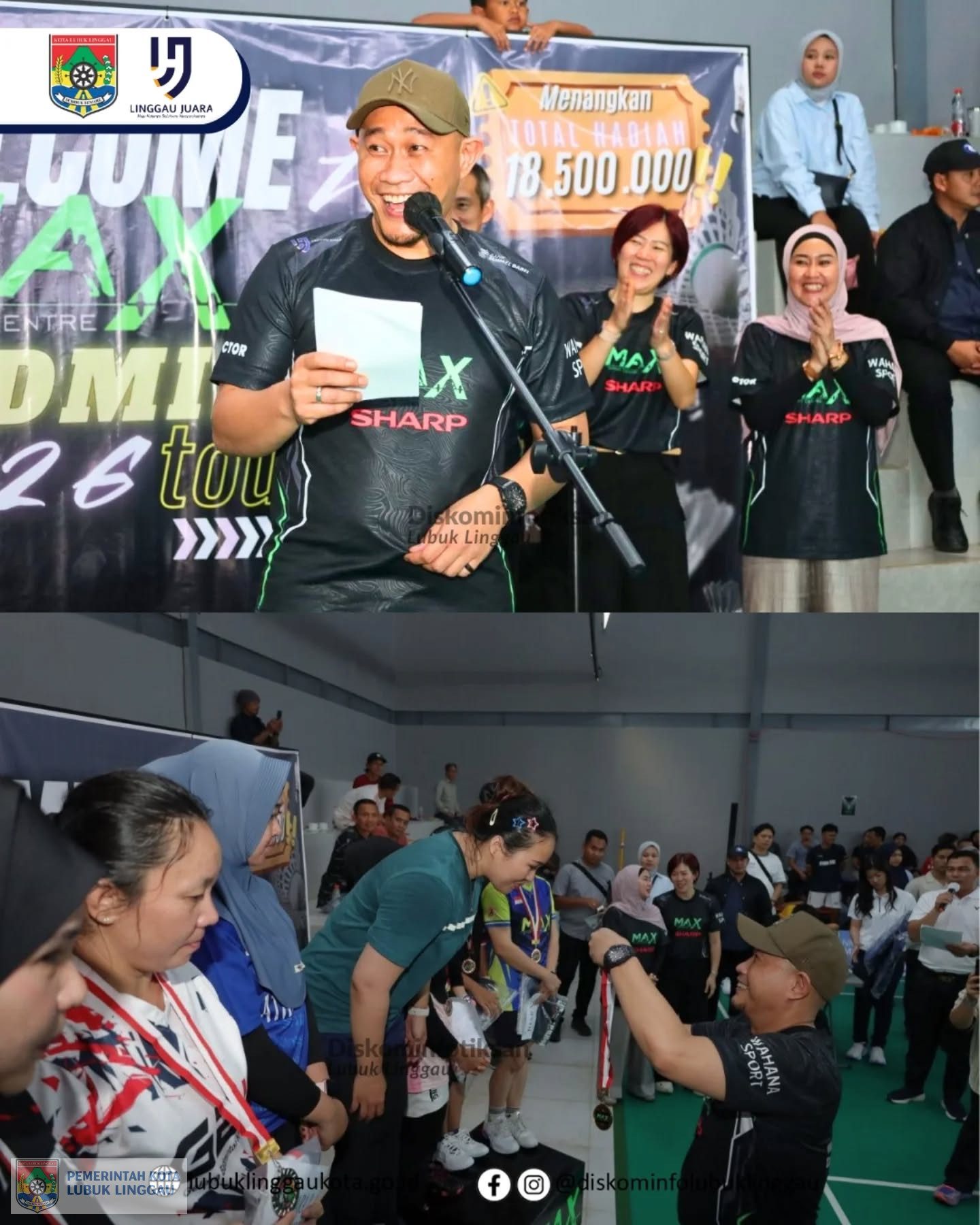 Wali Kota Resmikan Gedung MAX Sportcentre Kota Lubuk Linggau