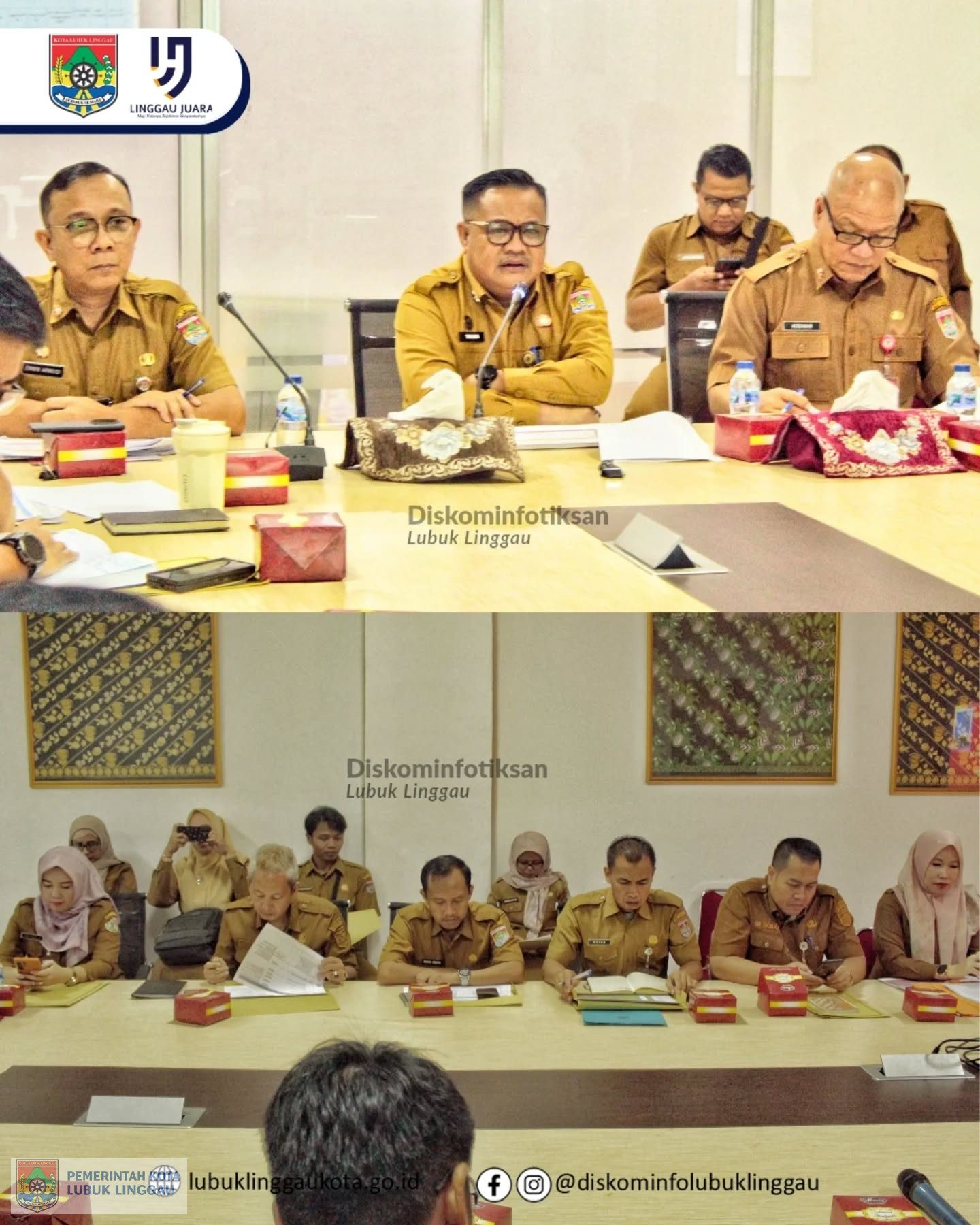 Pemkot Lubuk Linggau Gelar Rapat Evaluasi Capaian IPKD MCSP KPK RI Tahun 2025