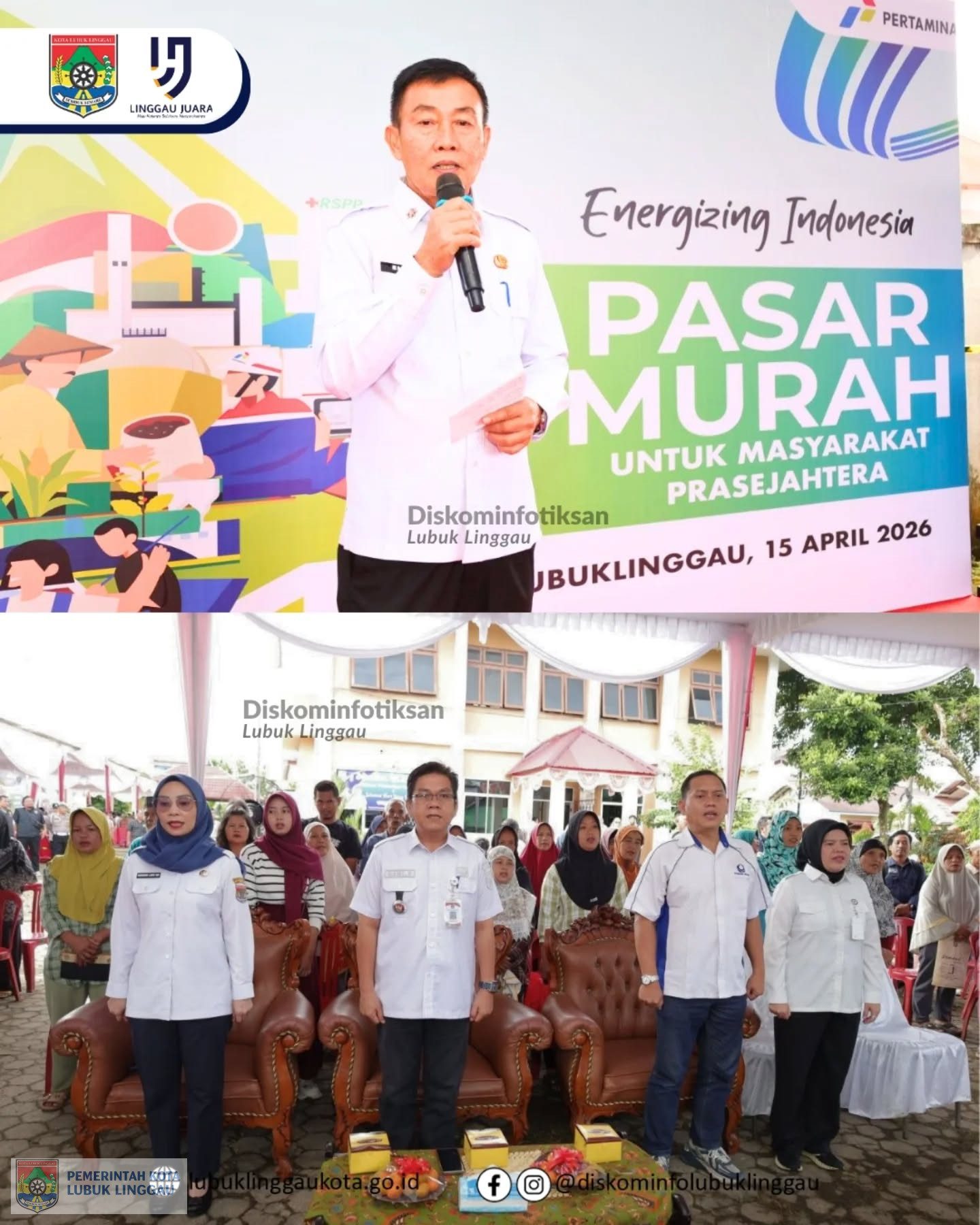 Asisten II Buka Kegiatan Pasar Murah ‎