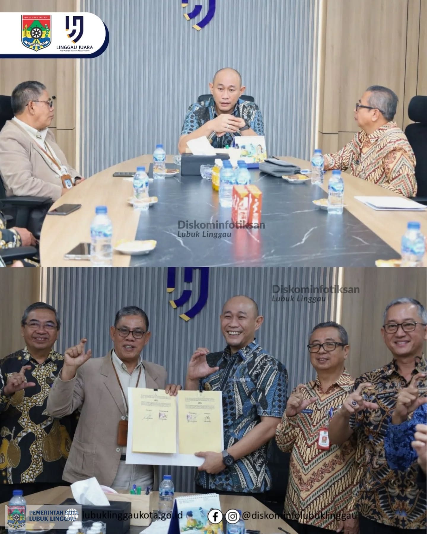 Wali Kota Lubuk Linggau Terima Audiensi Pimpinan Universitas PGRI Silampari