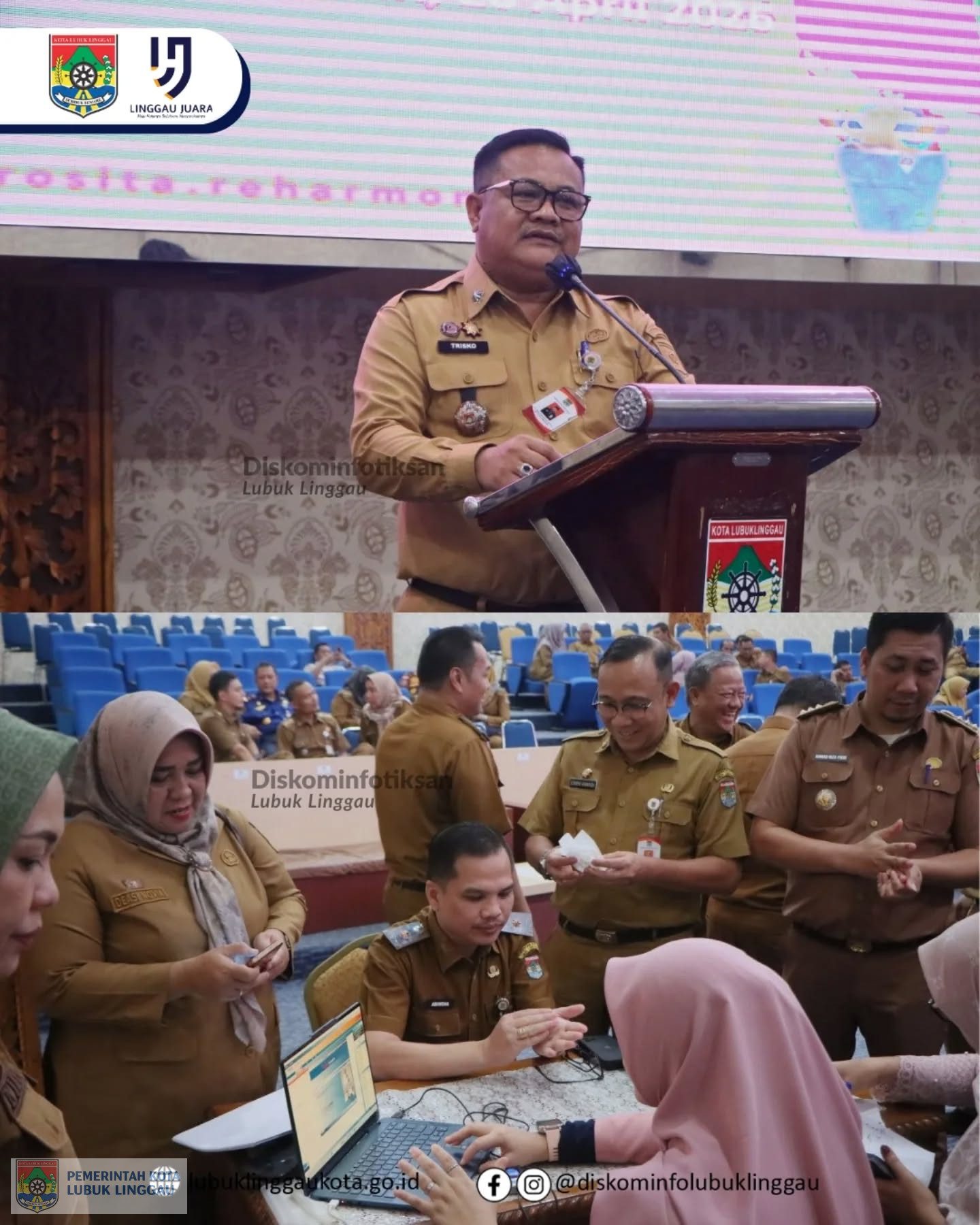 Sekda Lubuk Linggau Buka Kegiatan Tes STIFln Bagi Kepala OPD