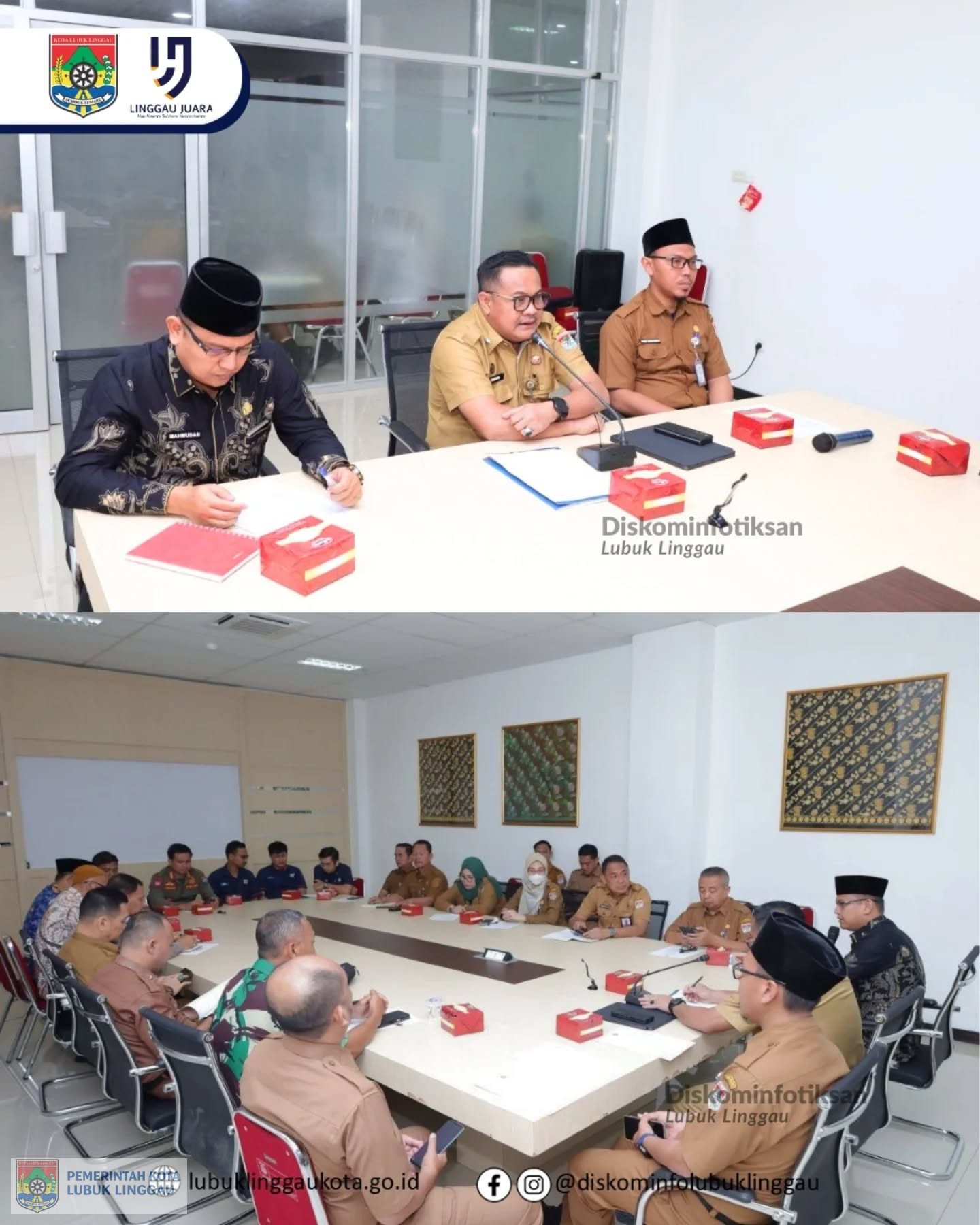 ‎Sekda Pimpin Rapat Persiapan Pelepasan Keberangkatan Jamaah Haji