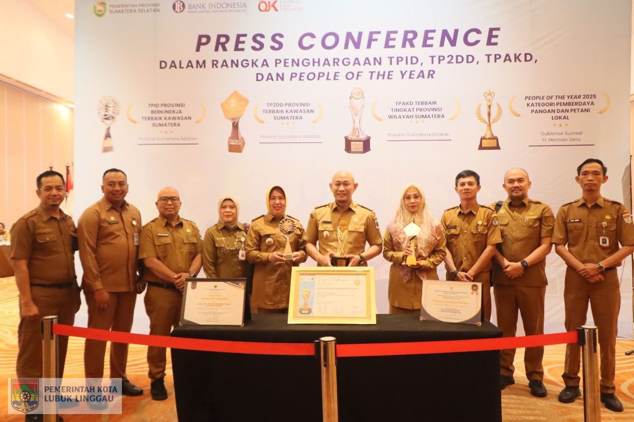 Wali Kota Lubuk Linggau Hadiri High Level Meeting TPID–TP2DD di Palembang *Sumsel Raih Tiga Penghargaan Nasional