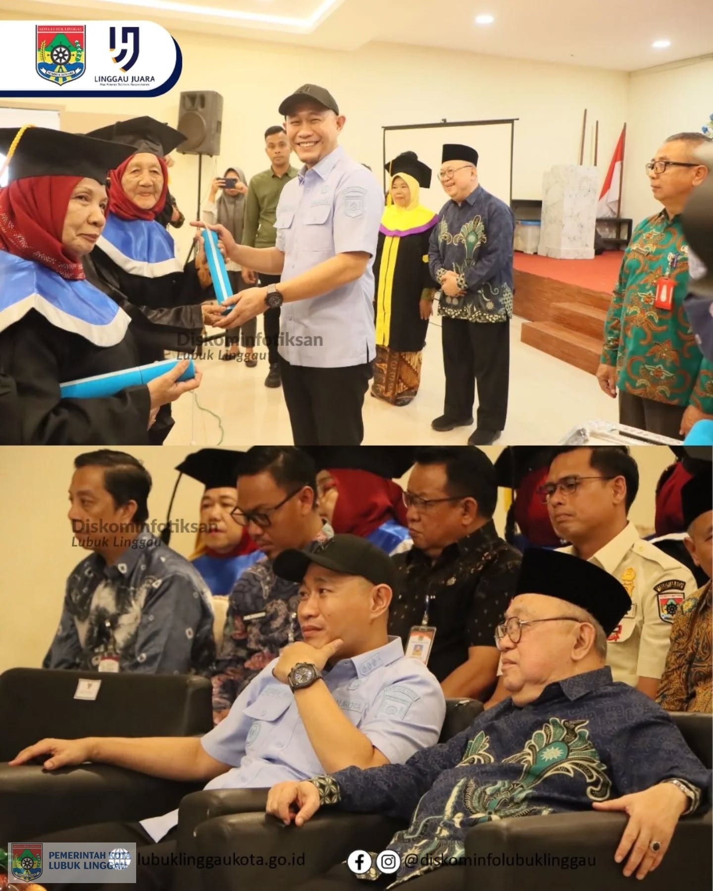 72 Lansia Wisuda, Wako Lubuk Linggau: Bukti Tetap Produktif di Usia Senja