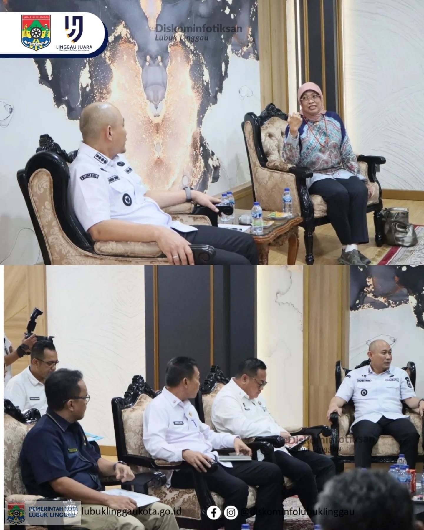 Wali Kota Lubuk Linggau Terima Kunjungan Staf Khusus Kementerian Koperasi RI