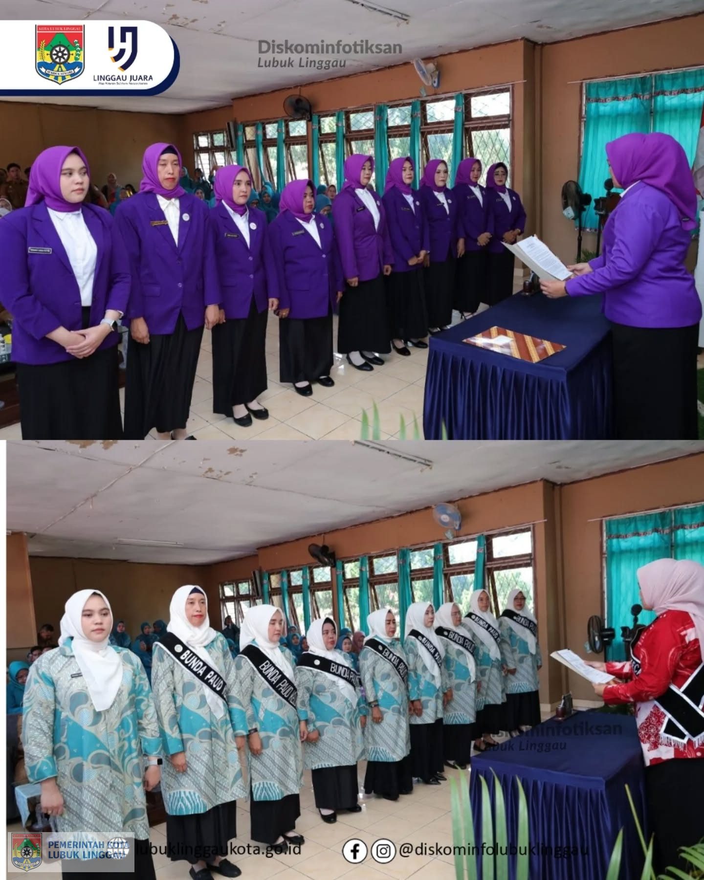 Asisten I Hadiri Pelantikan Pengurus PKK Kecamatan Lubuk Linggau Utara II ‎