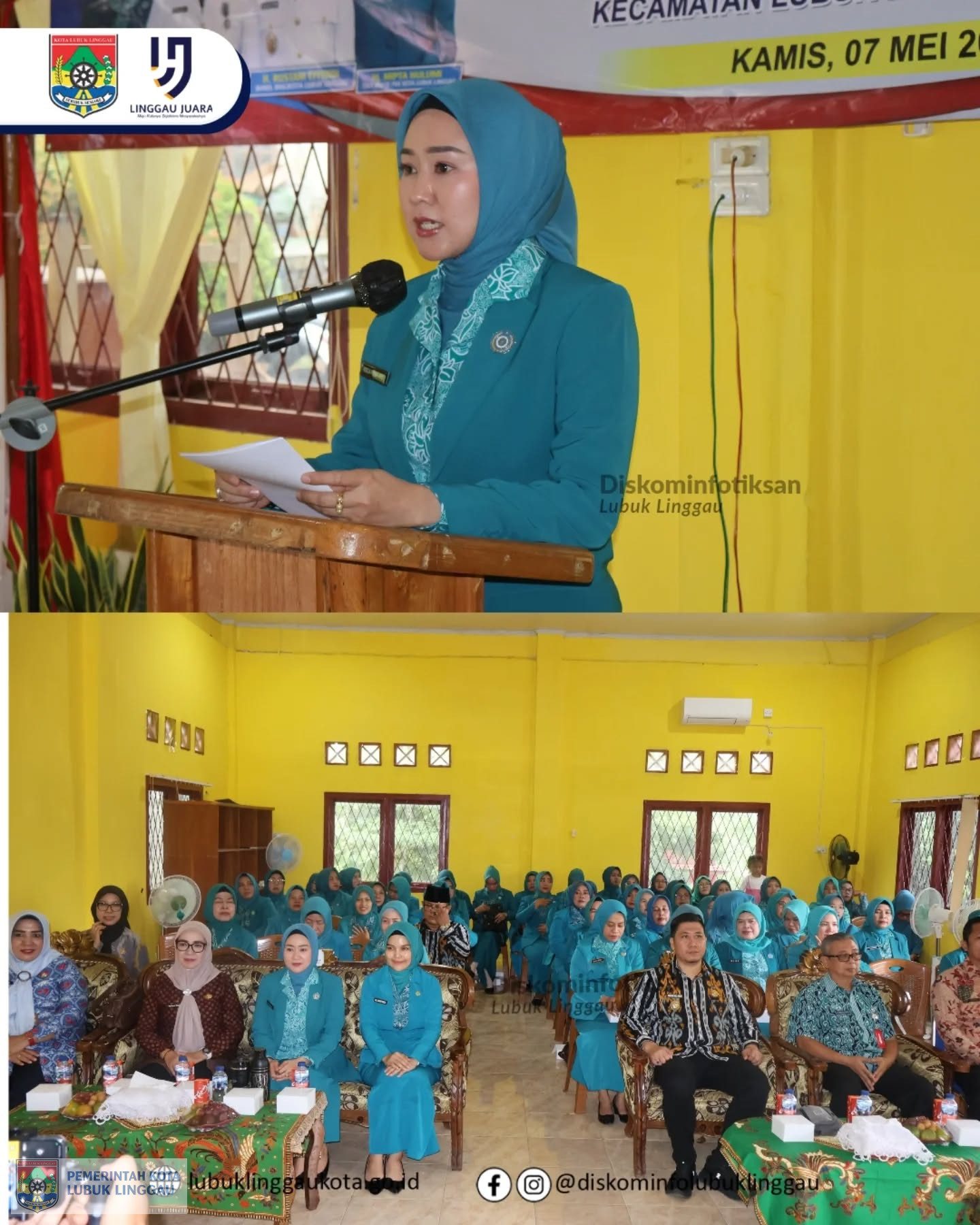 ‎Ketua TP PKK Risca Priba Ayu Hadiri Pelantikan PKK di Kecamatan Lubuklinggau Selatan I