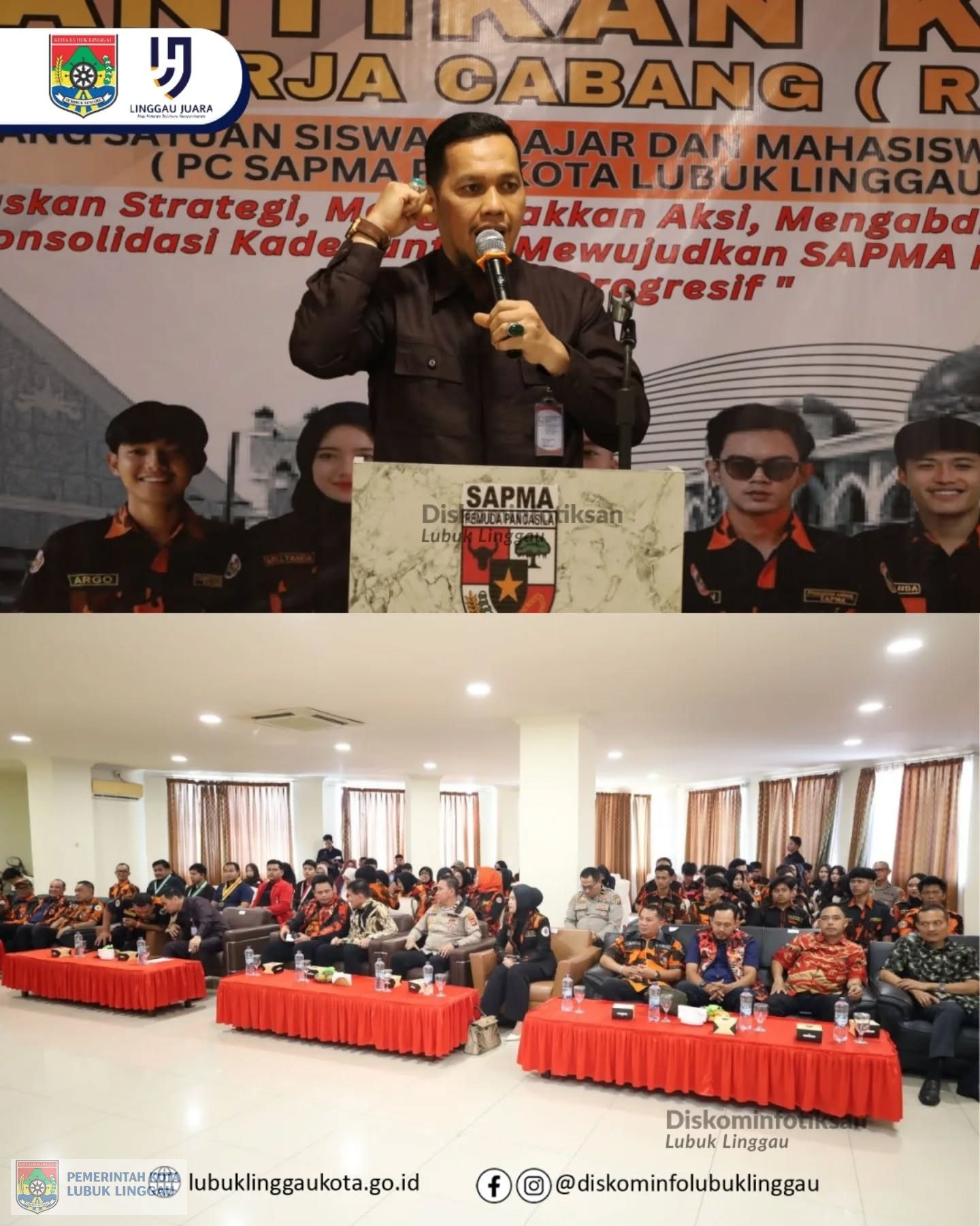 Staf Ahli l Hadiri Pelantikan PC SAPMA PP Lubuk Linggau, Harap Jadi Pelopor Nilai Kebangsaan
