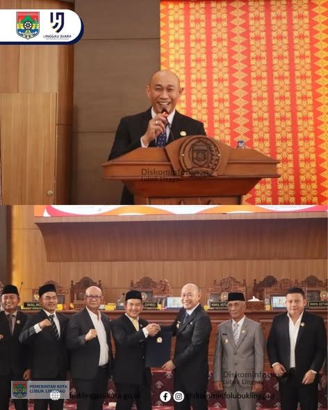 Wako-Wawako Hadiri Rapat Paripurna Penyampaian Rekomendasi Terhadap LKPJ Wali Kota 2025