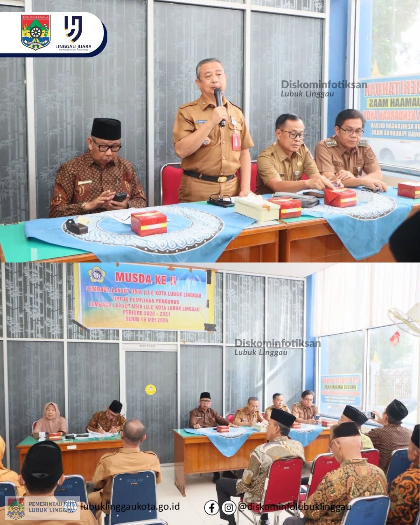 Asisten I Hadiri Musda LLI Kota Lubuk Linggau 