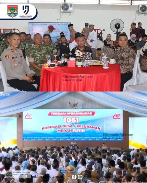 Pejabat Pemkot Lubuk Linggau Hadiri Launching Serentak Titik KDKM