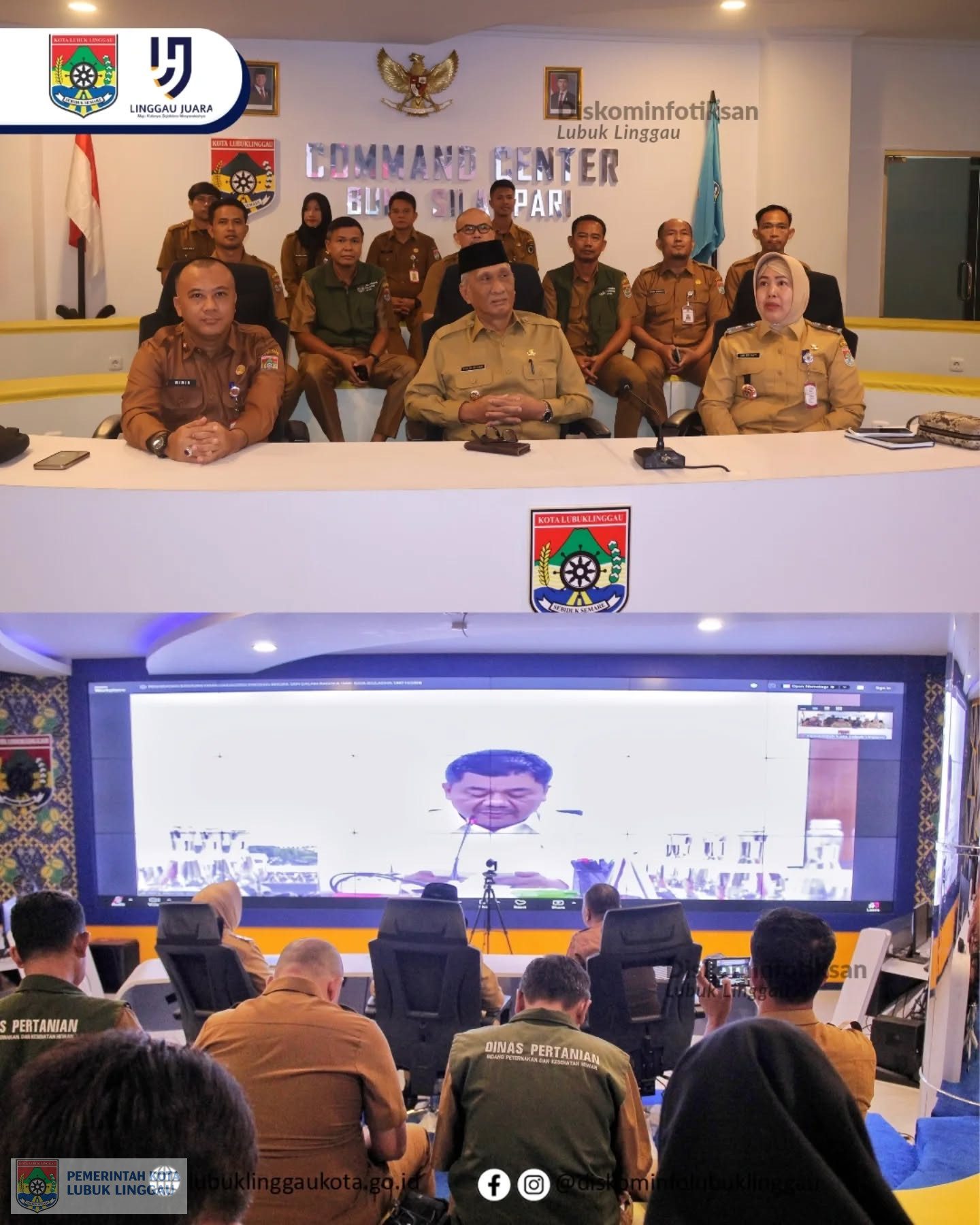 Wakil Wali Kota Hadiri Acara Serah Terima Sapi Kurban dari Presiden *Secara Virtual