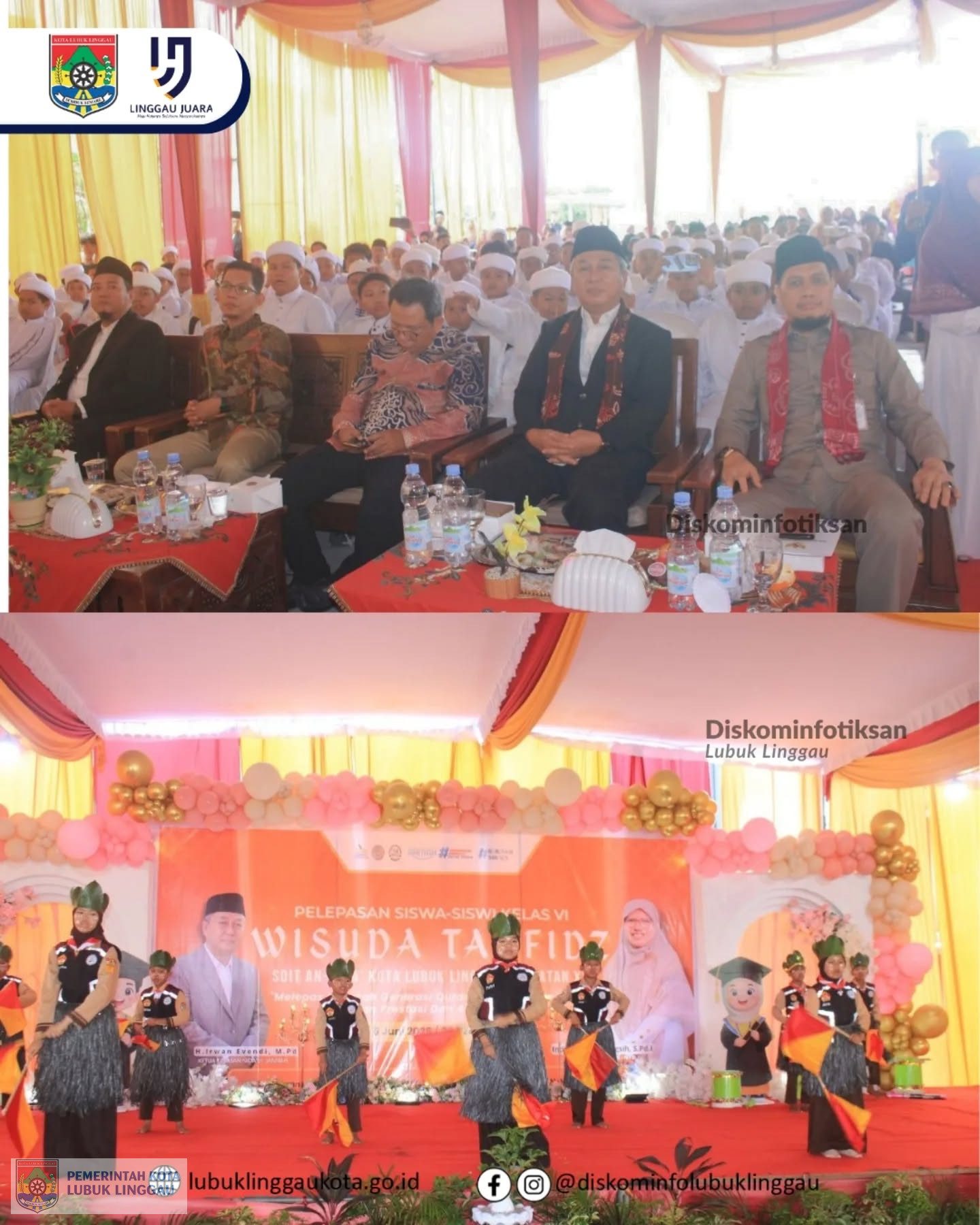 Wisuda Tahfidz dan Pelepasan Siswa SDIT AN-NIDA, Pemkot Lubuk Linggau Apresiasi Prestasi Generasi Qurani