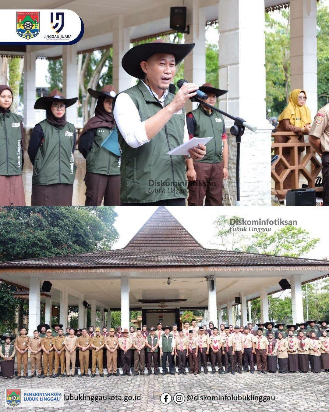 Wali Kota Lepas Kontingen Kwarcab Gerakan Pramuka Kota Lubuk Linggau ke Ajang Jamda Sumsel 2026