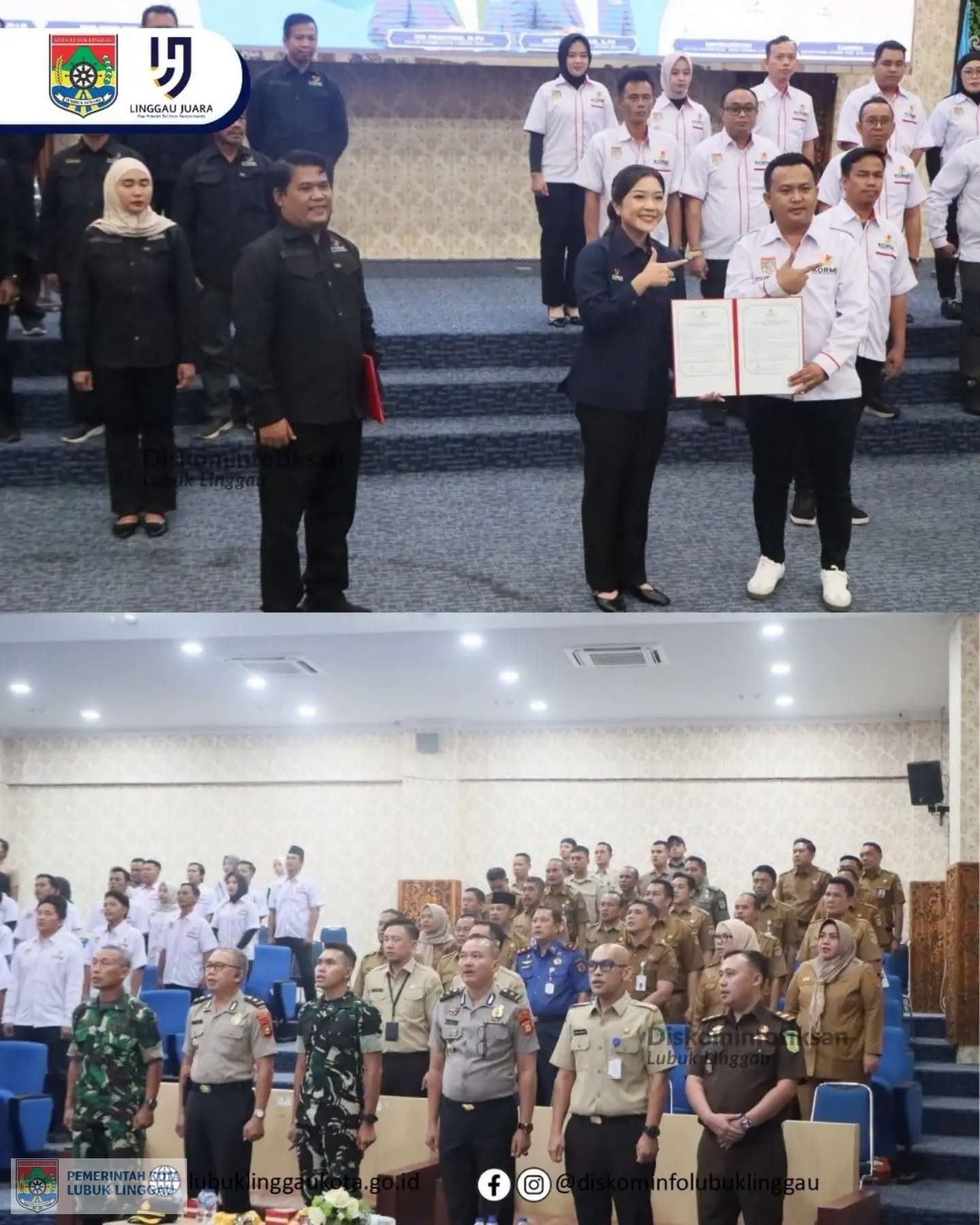 Wali Kota Hadiri Pelantikan Pengurus KORMI Lubuk Linggau dan Muratara Masa Bakti 2026-2030