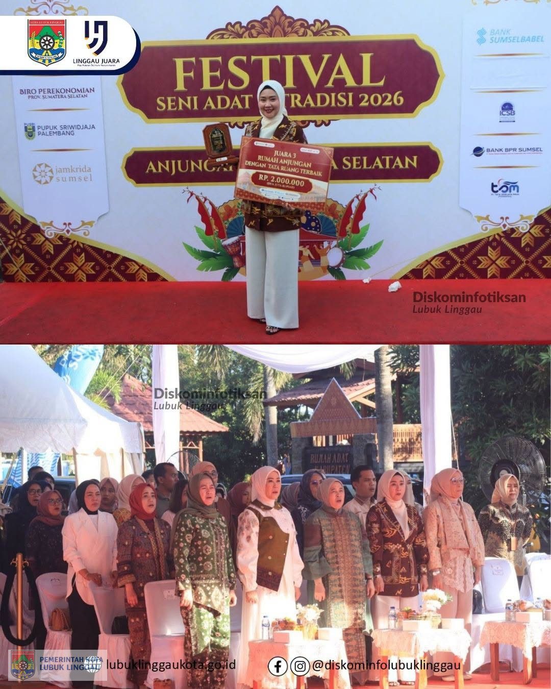 Lubuk Linggau Raih Penghargaan Tata Ruang Terbaik III pada Penutupan Festival Seni Adat dan Tradisi