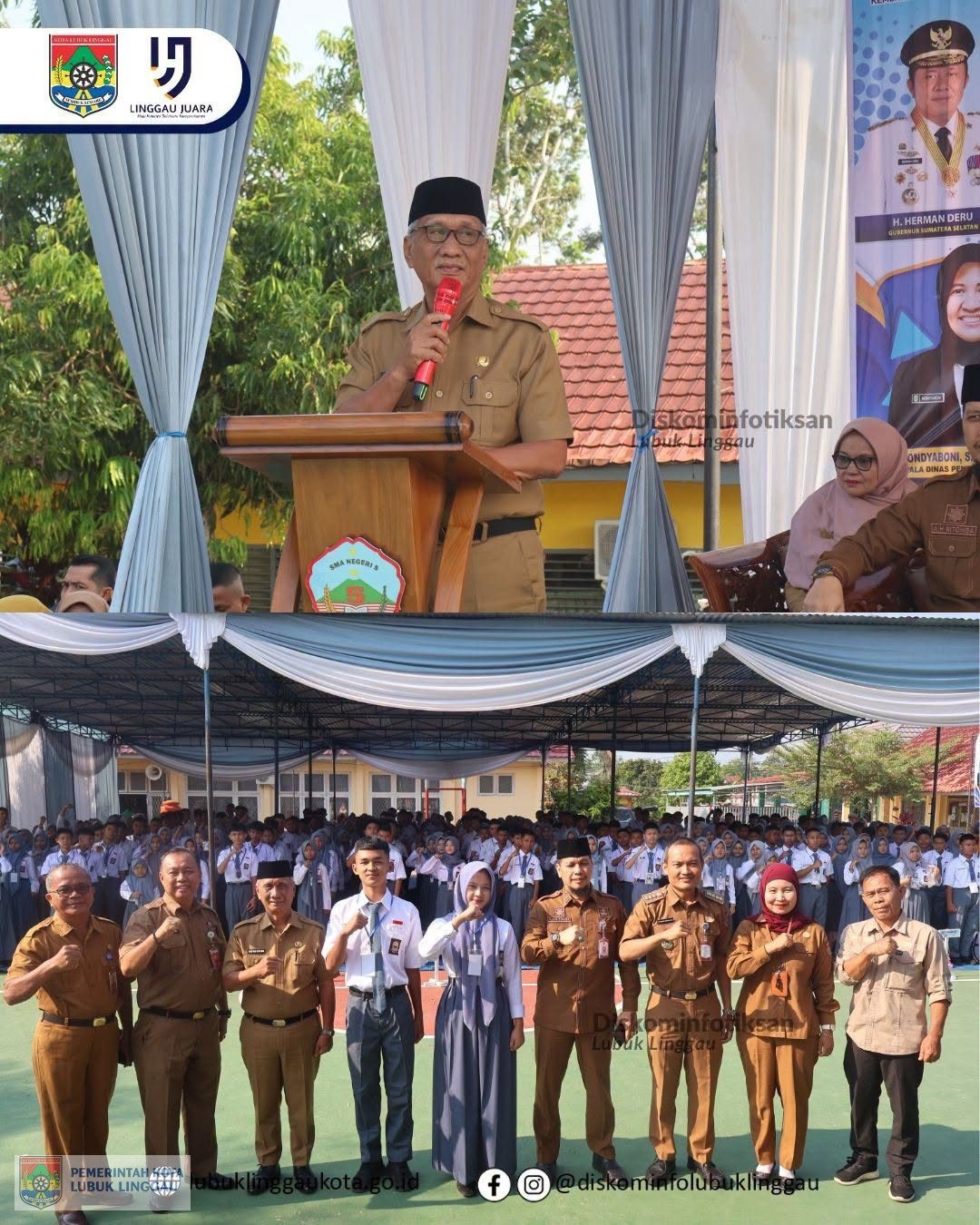 Wakil Wali Kota Buka MPLS di SMAN 5, Ajak Siswa Semangat Belajar