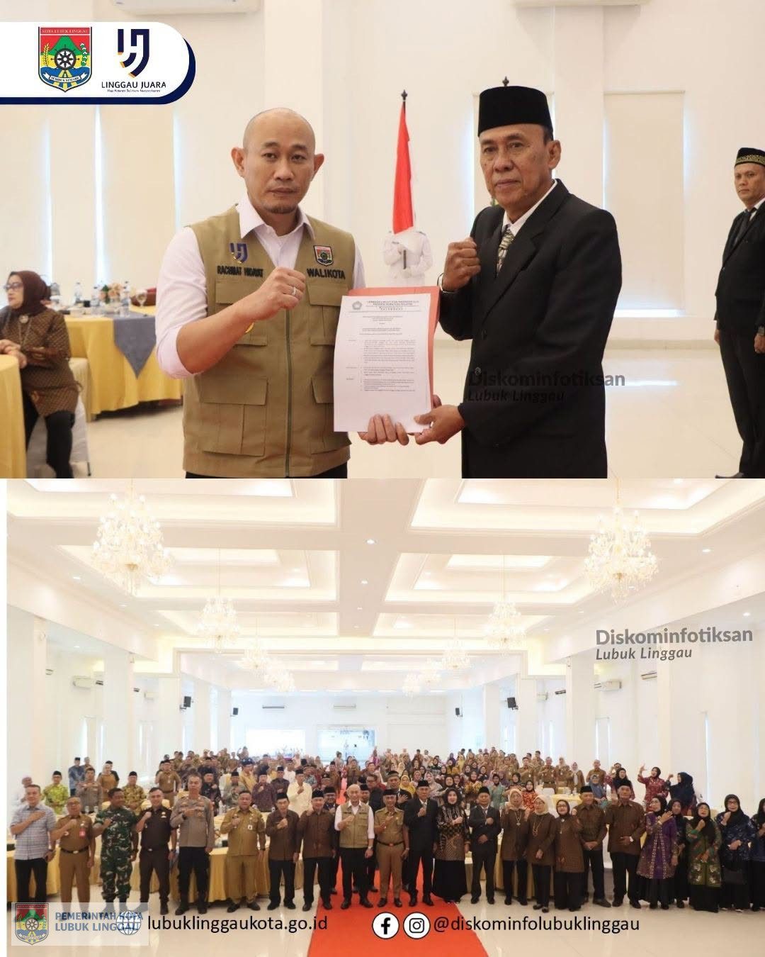 Wali Kota Lantik dan Kukuhkan Pengurus LLI Kota Lubuk Linggau Periode 2026-2031