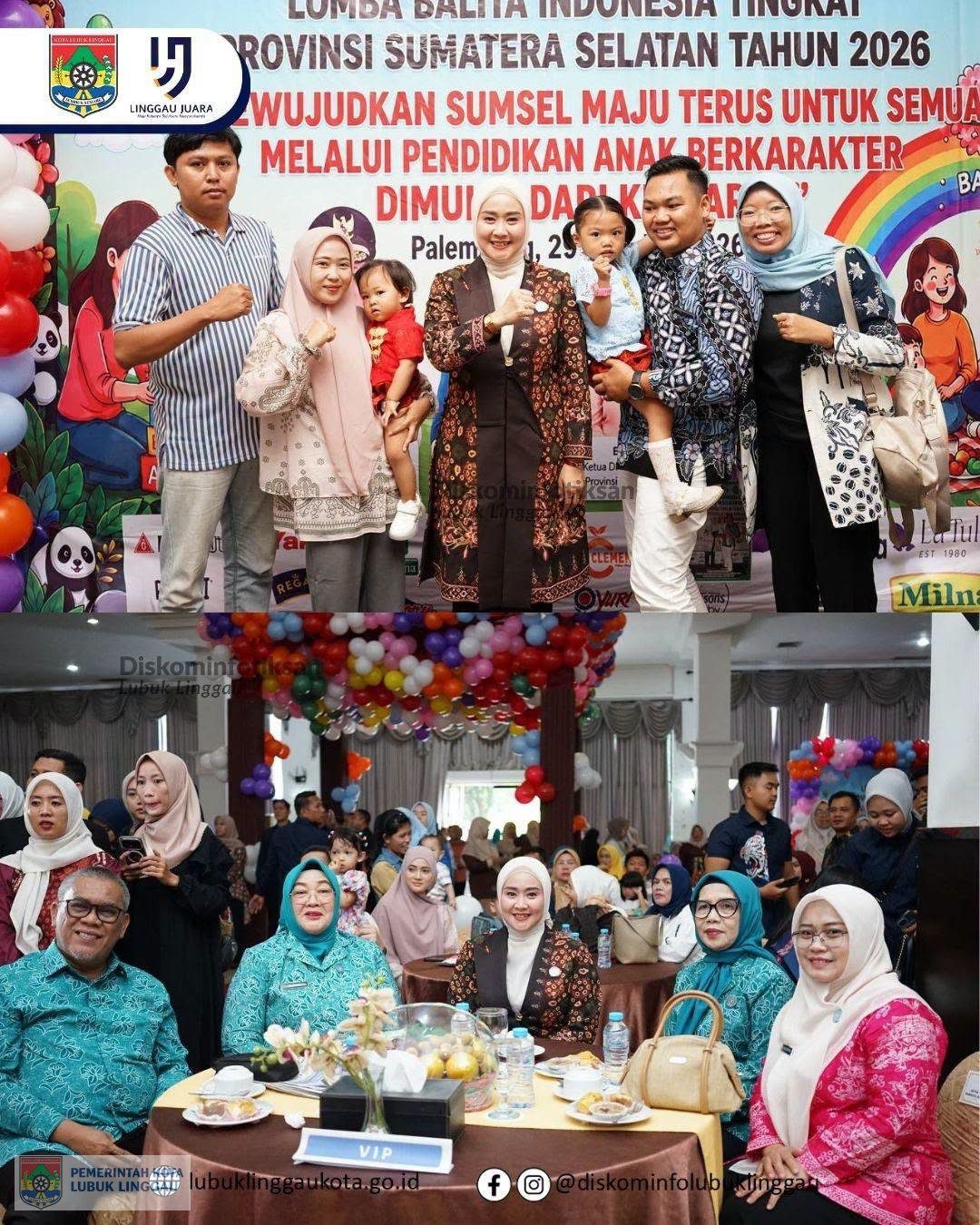 Ketua TP PKK Kota Lubuk Linggau Hadiri LBI Tingkat Provinsi Sumsel 2026 