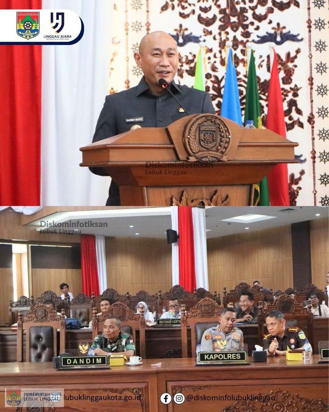 Wali Kota Hadiri Rapat Paripurna DPRD Lubuk Linggau