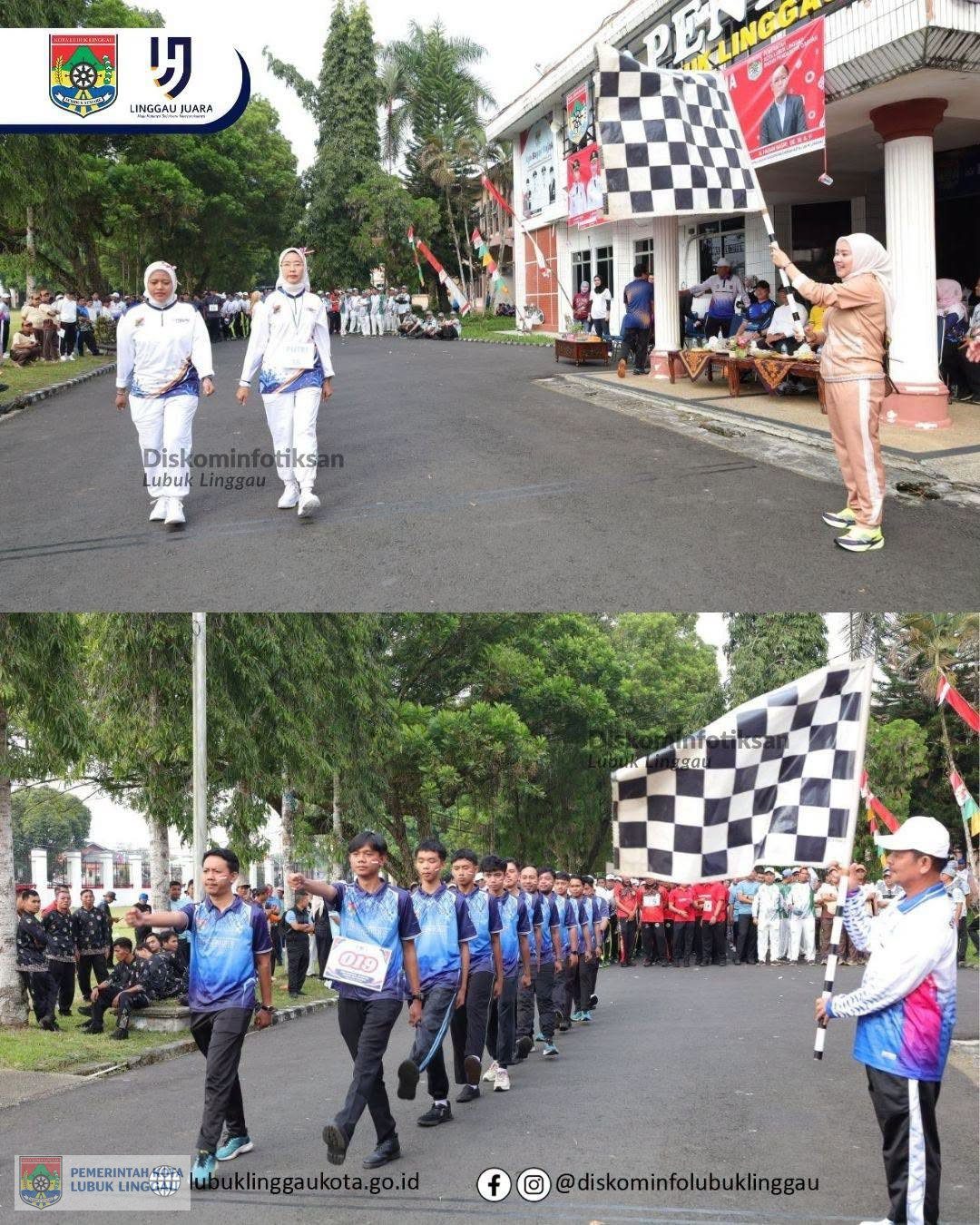 ‎Wawako Lepas Peserta Gerak Jalan Antar OPD dan Instansi