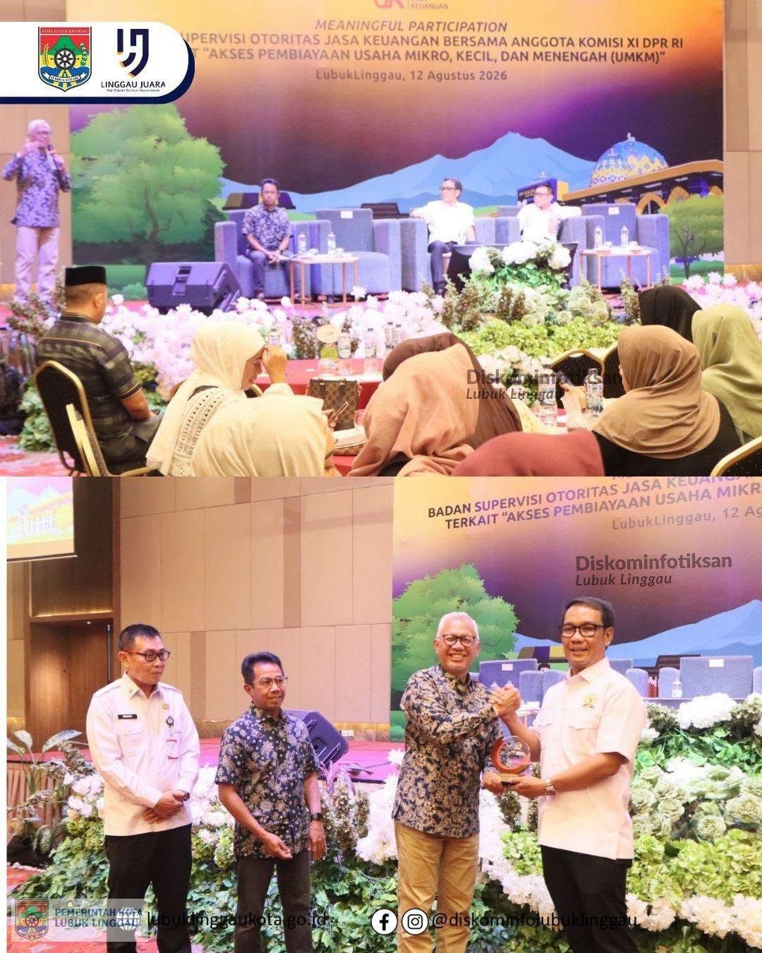 Asisten II Hadiri Kegiatan Meaningful Participation Badan Supervisi Otoritas Jasa Keuangan