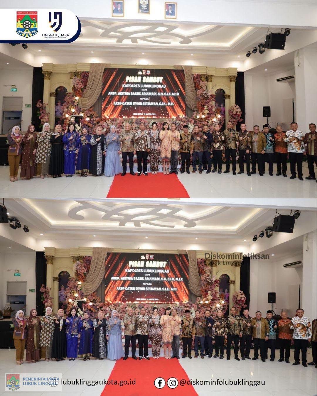 Wako Hadiri Pisah Sambut Kapolres