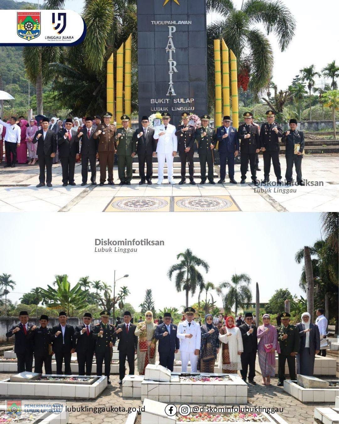Wali Kota Lubuk Linggau Ziarah Nasional ke TMP Patria Bukit Sulap