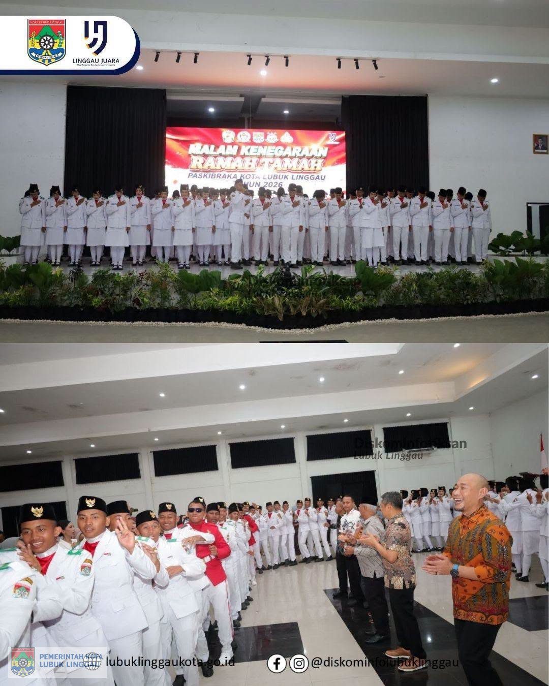 Wali Kota Lubuk Linggau Ramah Tamah Bersama Paskibraka 2026