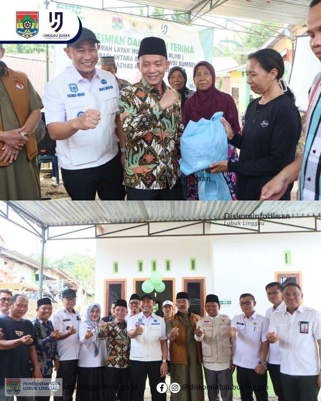 Wali Kota Serahkan Bantuan Program Linggau Juara Peduli