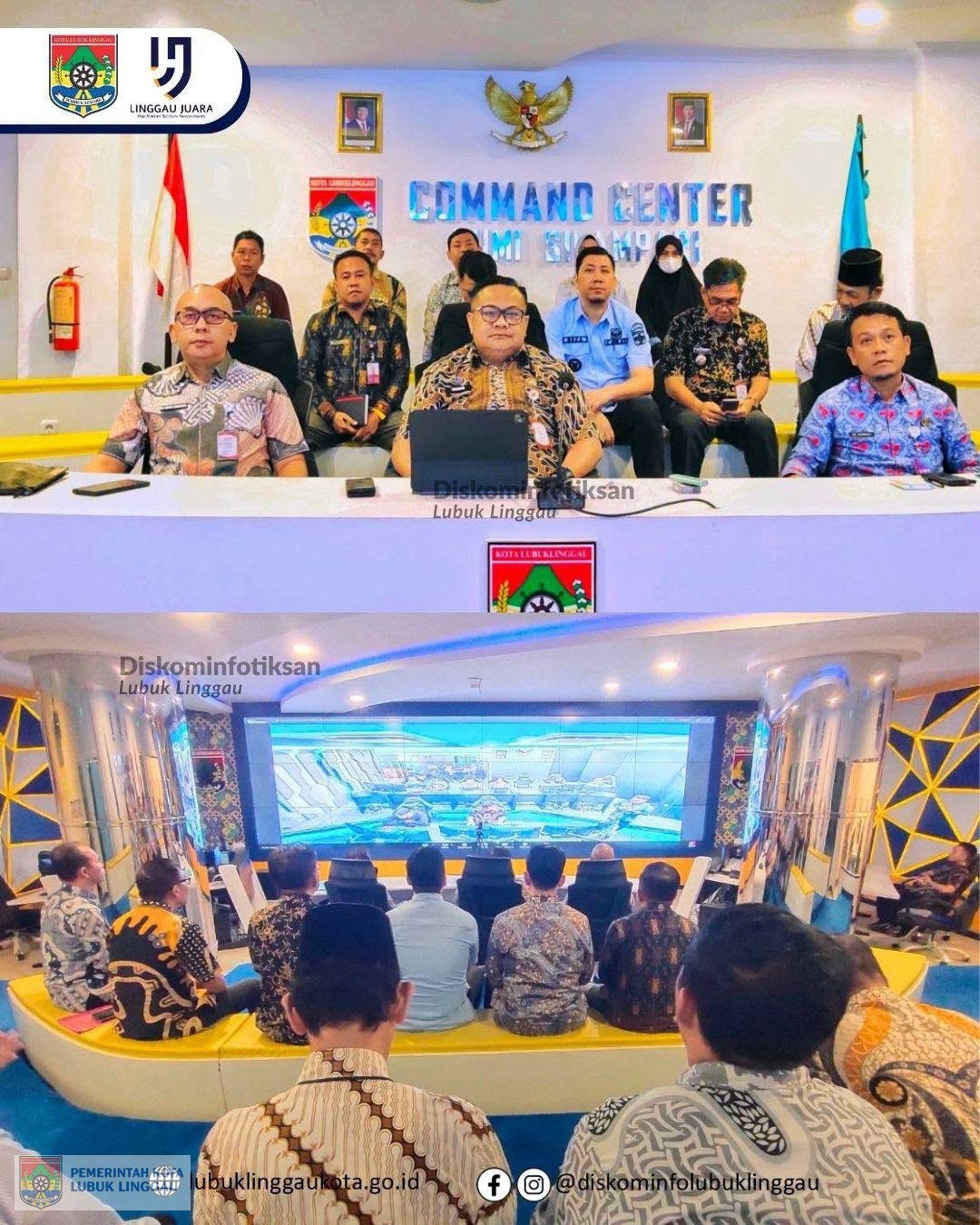 WALI KOTA Lubuk Linggau, H Rachmat Hidayat diwakili Sekda