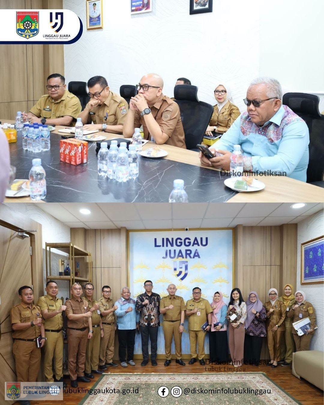 Wali Kota Lubuk Linggau Terima Entry Meeting Audit Kinerja BPK RI