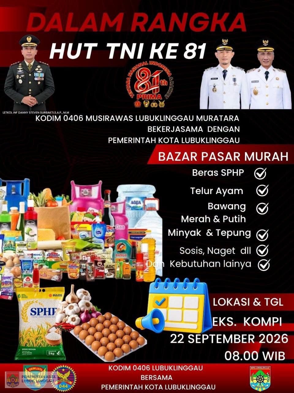 Kabar gembira untuk warga Lubuklinggau dan sekitarnya! 