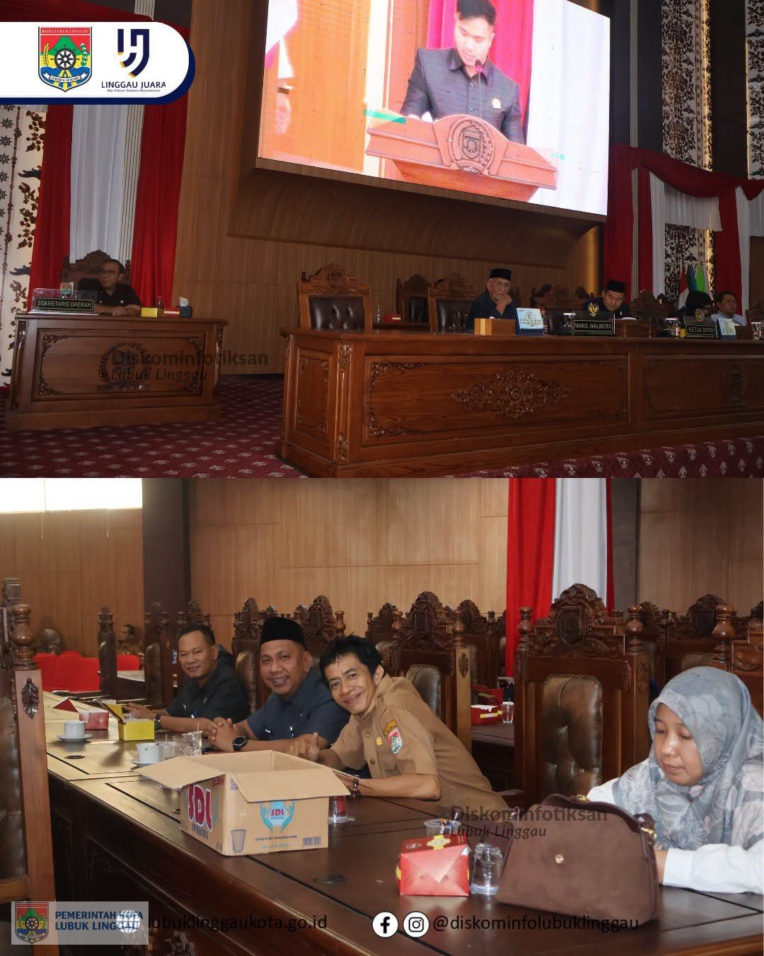 Rapat Paripurna DPRD Lubuk Linggau Bahas Pemandangan Fraksi terhadap Raperda APBD Perubahan 2026