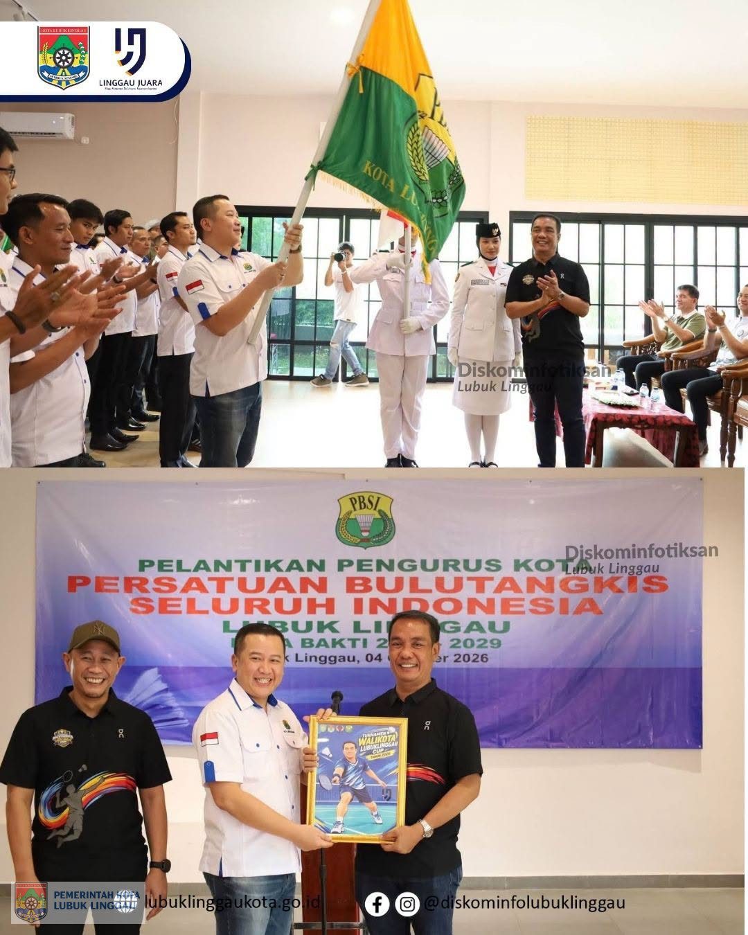 Wali Kota Hadiri Pengukuhan Pengurus PBSI Kota Lubuk Linggau