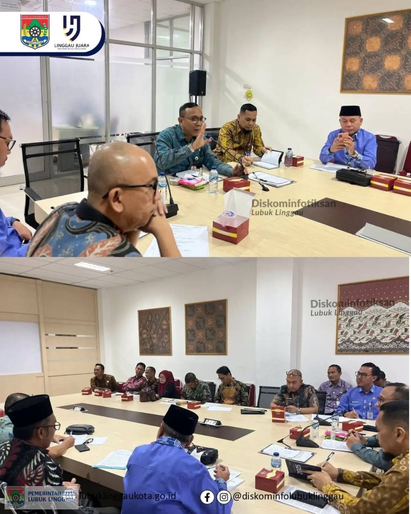 Asisten I Pimpin Rapat Evaluasi dan Persiapan MTQ Tingkat Kota Lubuk Linggau 2026
